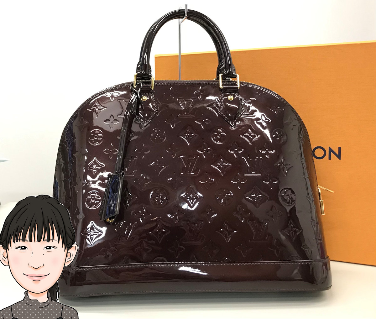 LOUIS VUITTON 【ルイヴィトン】 ヴェルニ アルマGM ハンドバッグ 画像1