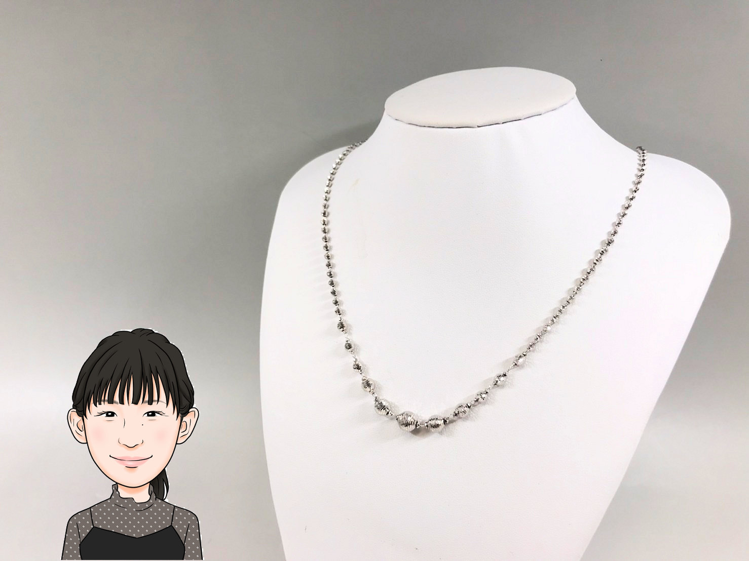 Pt850 プラチナ ネックレス 画像1
