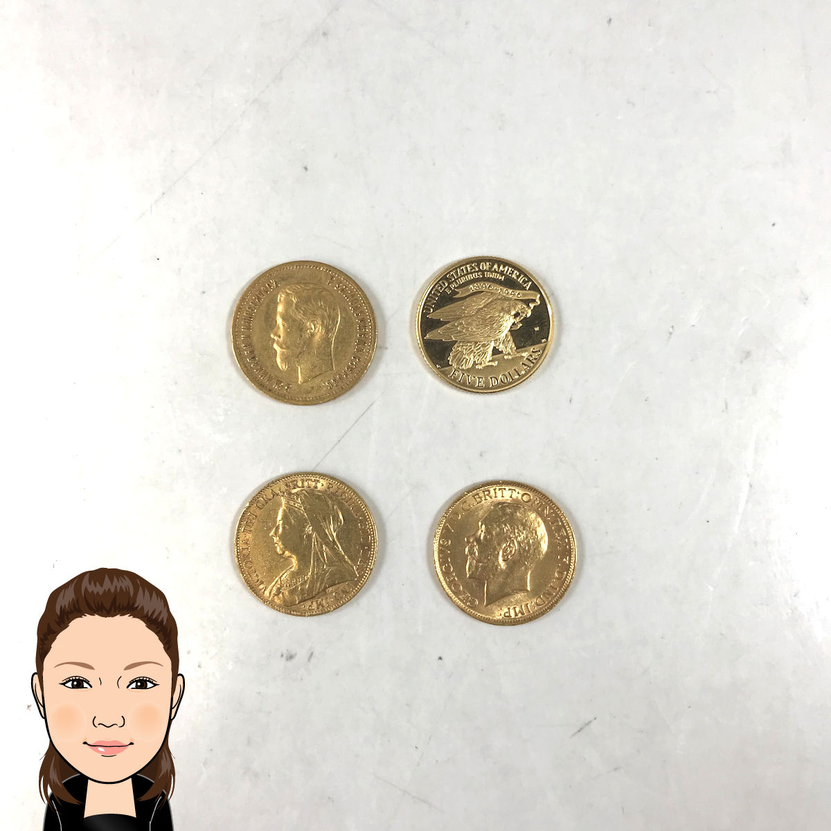 K22/K21.6 22金/21.6金 コイン 金貨 画像1
