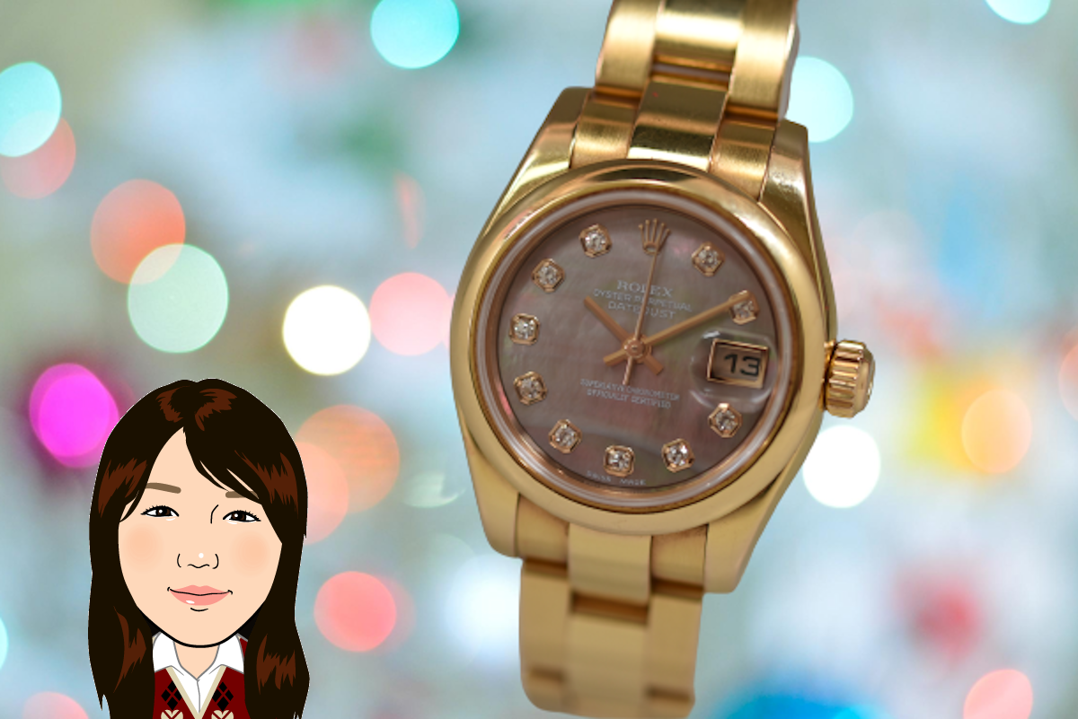 ROLEX 【ロレックス】デイトジャスト 179165G レディース ピンクゴールド 画像1