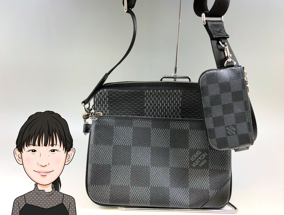 LOUIS VUITTON 【ルイヴィトン】 ダミエ・グラフィット トリオ・メッセンジャー 画像1