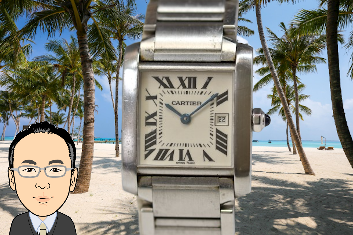 Cartier 【カルティエ】タンクフランセーズMM ボーイズ時計 画像1