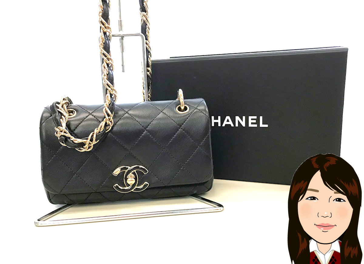 CHANEL 【シャネル】 ラムスキン マトラッセ チェーンショルダーバッグ 画像1