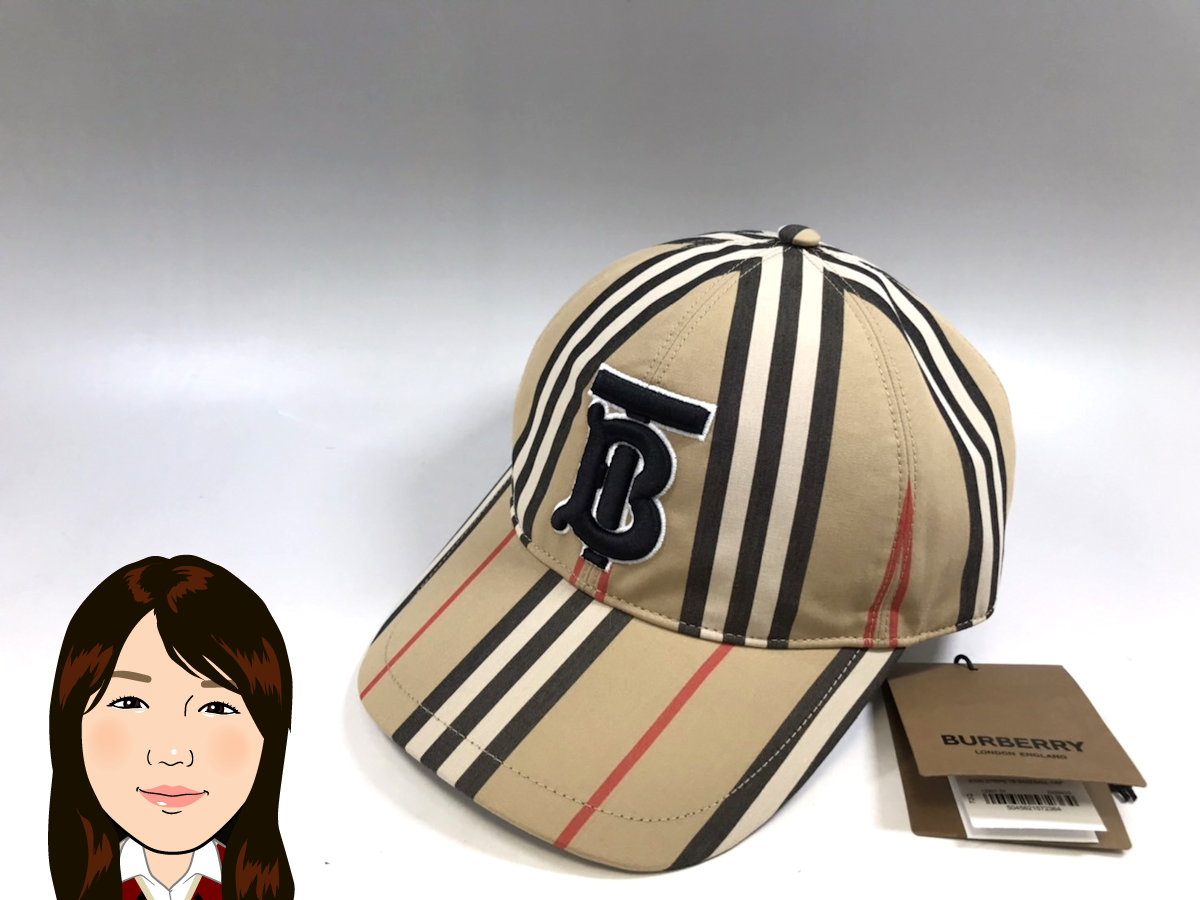 ☆送料関税込 BURBERRY ベースボールキャップ モノグラム 帽子☆ BURBERRY 【バーバリー】モノグラム ベースボールキャップ 帽子