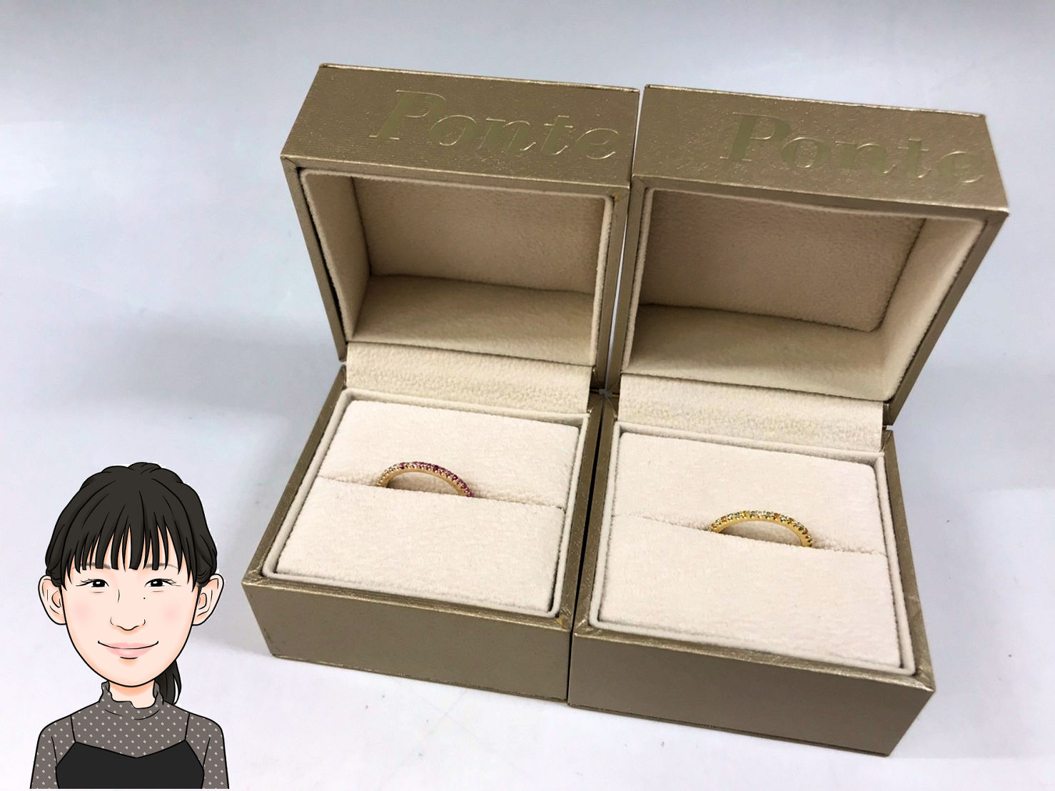 ポンテヴェキオ　カリーナ　ダイヤモンド　エタニティリング Ponte Vecchio】【CARINA】【フルエタニティ】ポンテヴェキオ