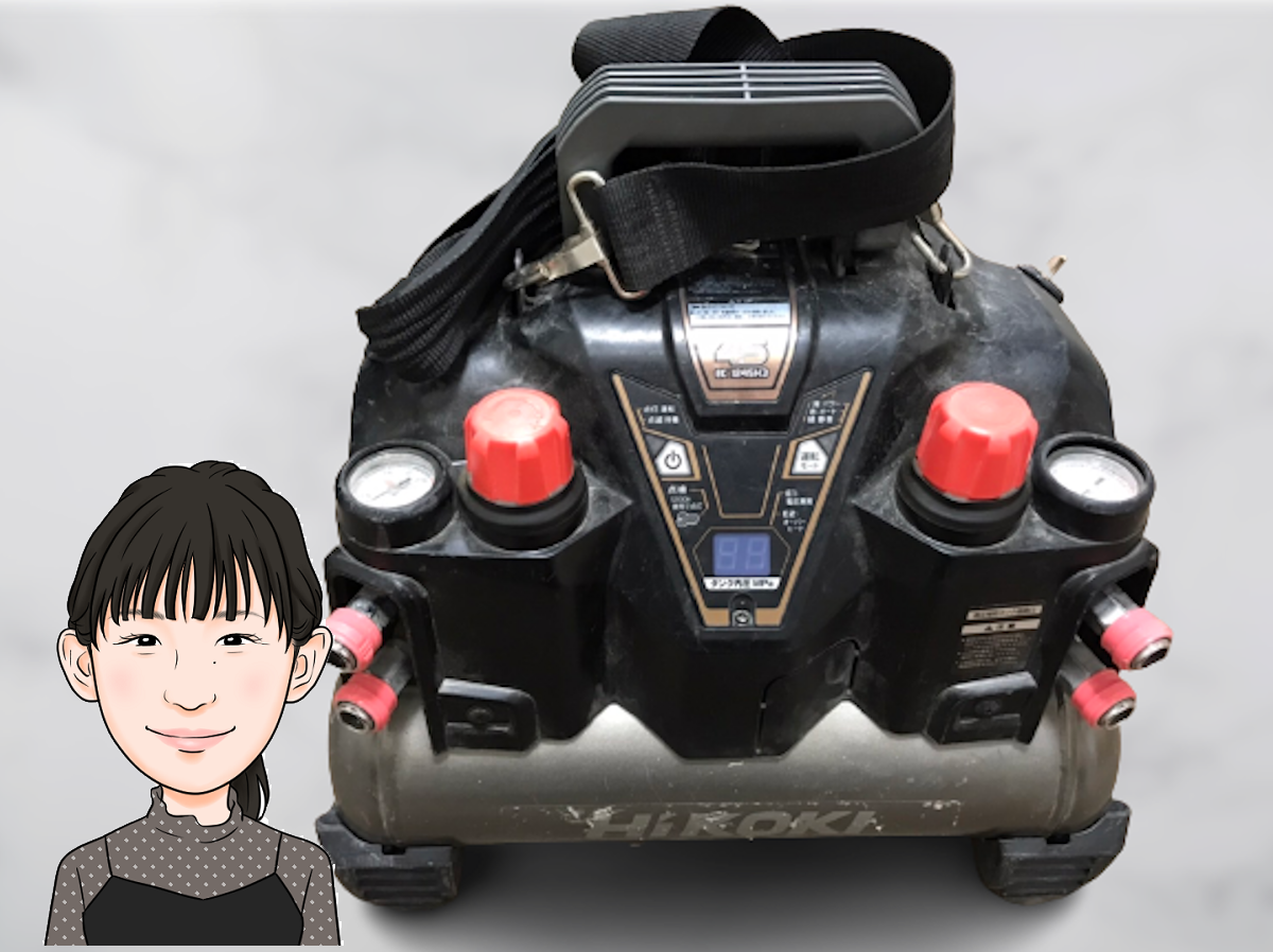 HiKOKI 【ハイコーキ】釘打ち機用エアコンプレッサ EC1245H3 画像1