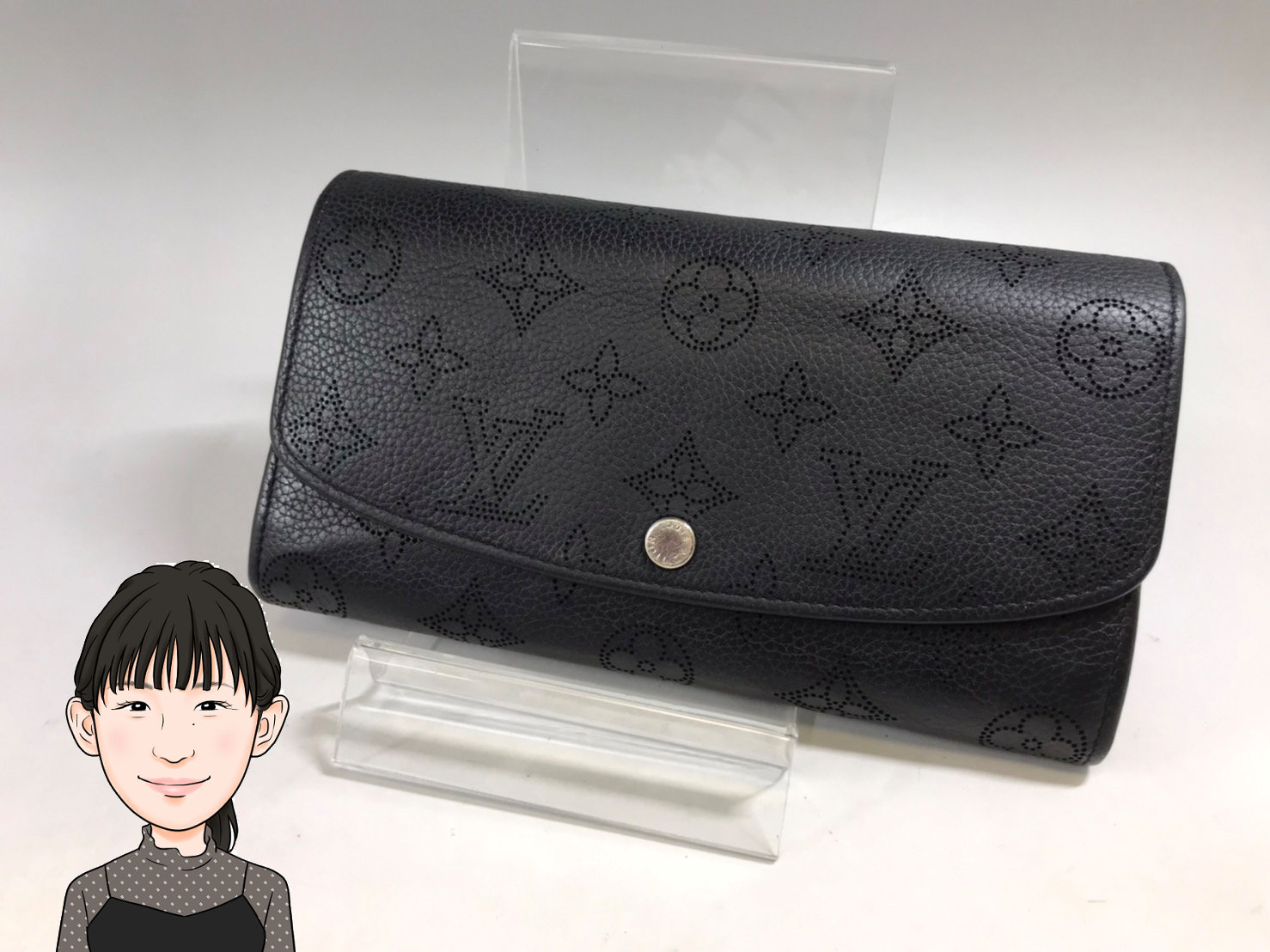 LOUIS VUITTON 【ルイヴィトン】 マヒナ ポルトフォイユ・イリス M60143 画像1