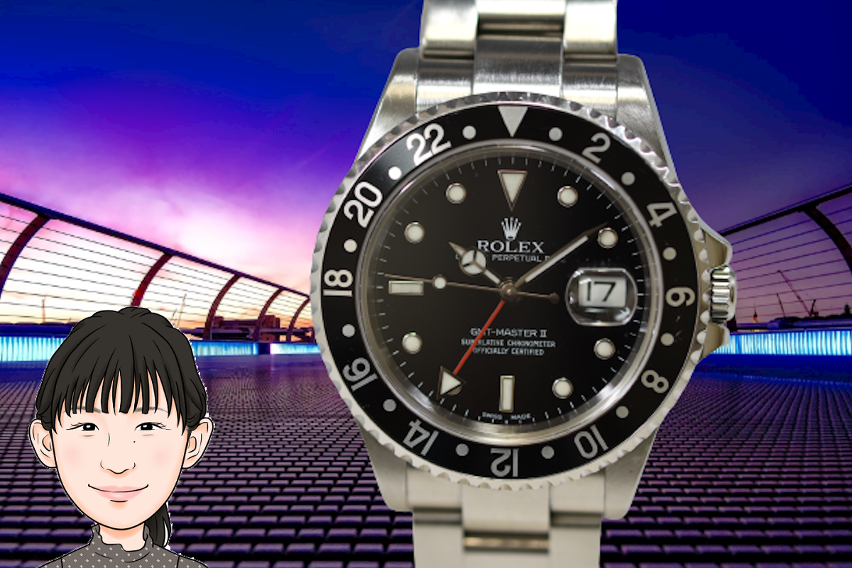 ROLEX 【ロレックス】 16710 GMTマスターⅡ 腕時計 画像1