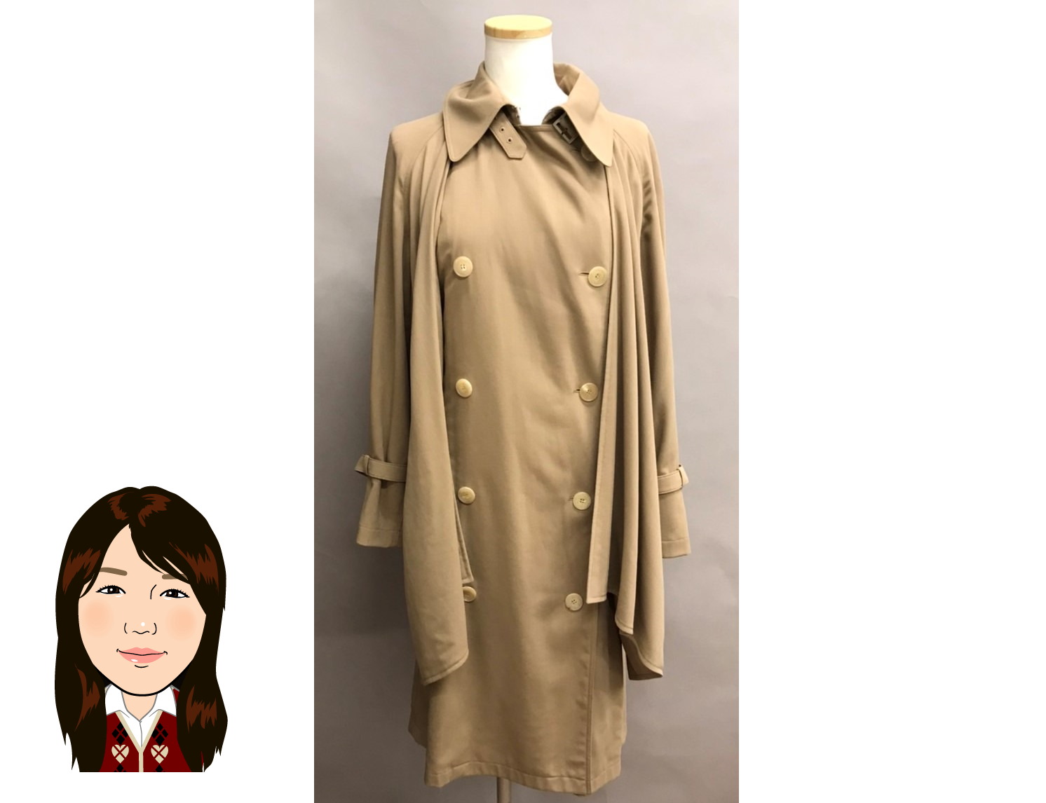 HERMES 【エルメス】 トレンチコート 画像1