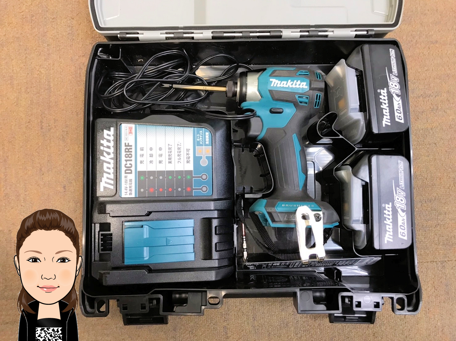 makita【マキタ】インパクトドライバー TD173DRGX 画像1