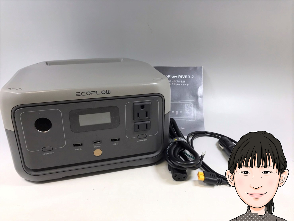 ECOFLOW【エコフロー】RIVER2 ポータブル電源 ZMR600-JP 画像1