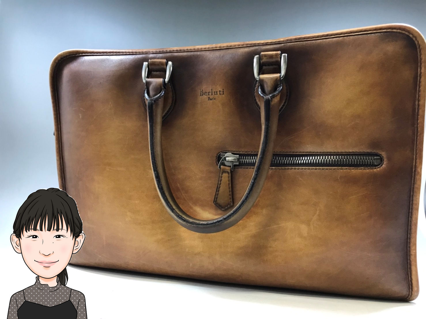 Berluti 【ベルルッティ】ハンドバッグ ビジネスバッグ 画像1