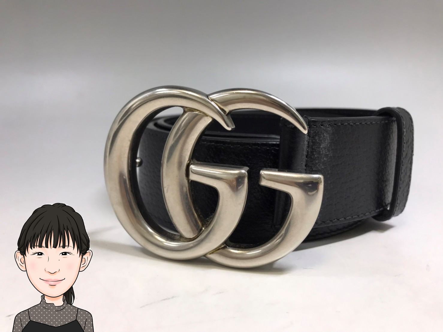 GUCCI 【グッチ】ダブルGバックル ベルト 画像1