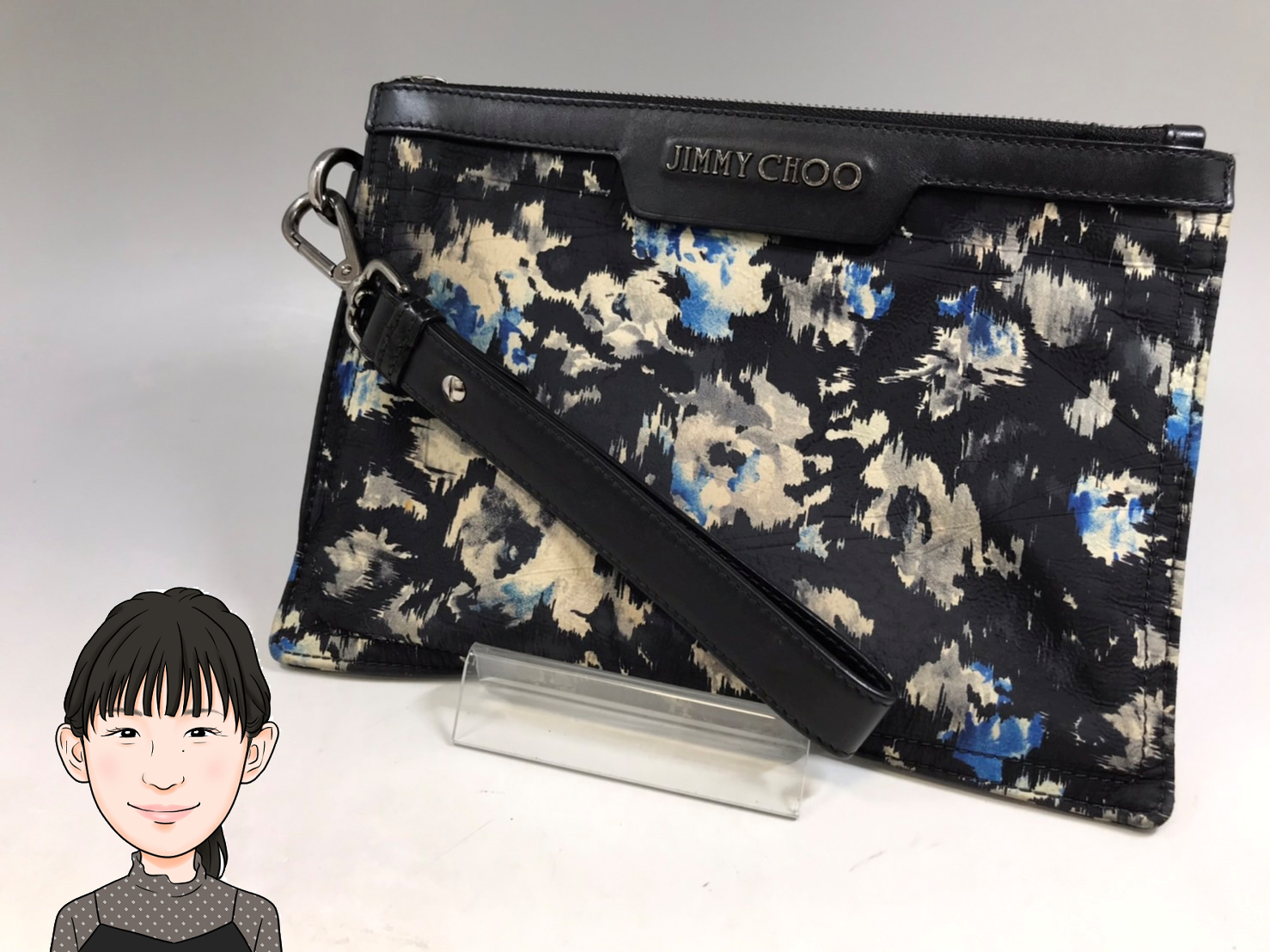 JIMMY CHOO 【ジミーチュウ】 クラッチバッグ 画像1