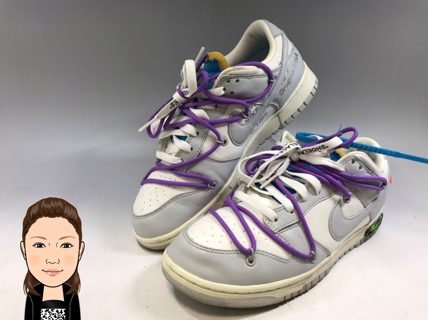 NIKE×Off-White 【ナイキ×オフホワイト】 ダンクロー1OF 50 47 DM1602-125 画像1