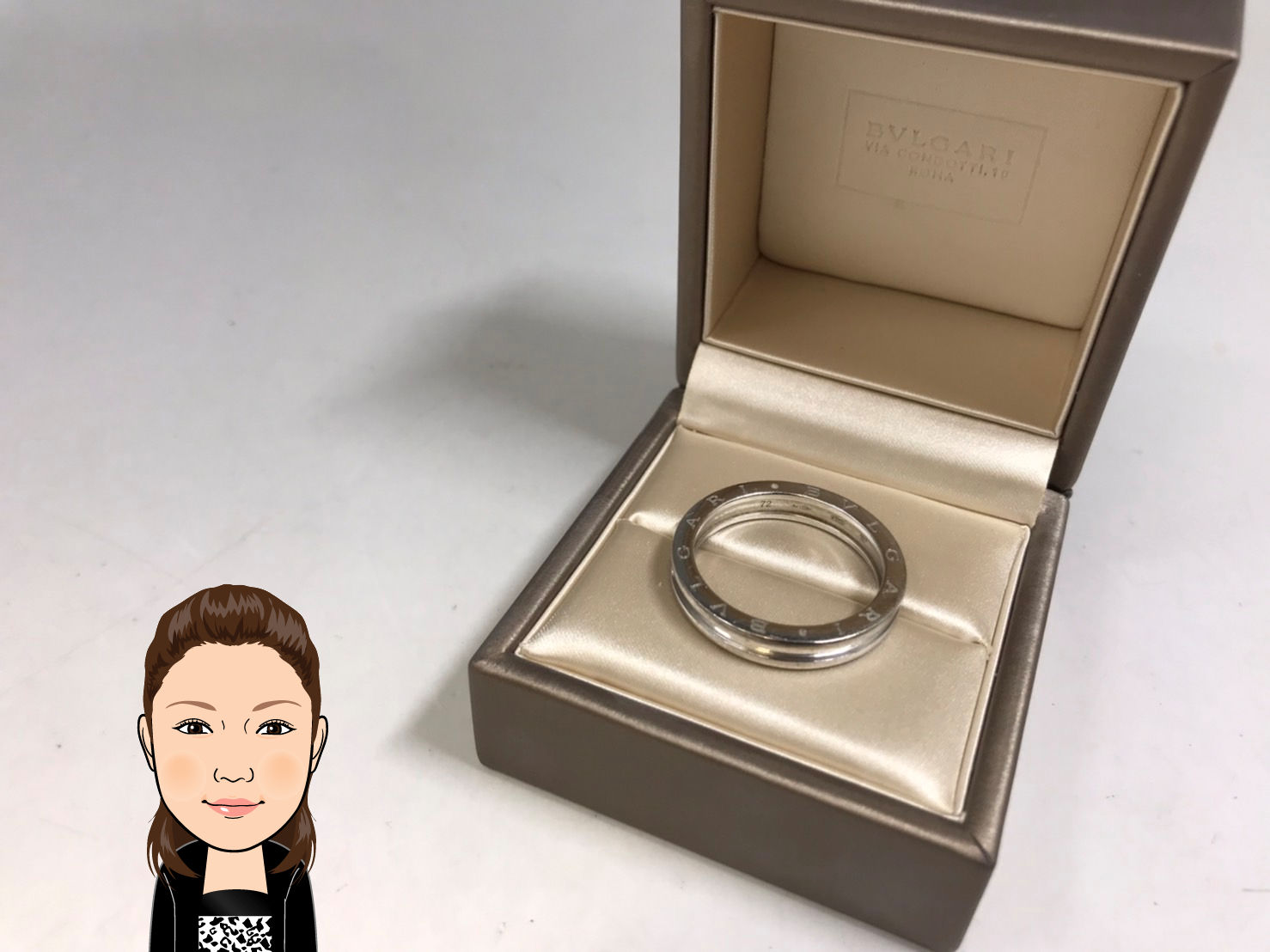 BVLGARI 【ブルガリ】K18WG 18金ホワイトゴールド B-Zero1 ビーゼロワン ペンダントトップ 画像1