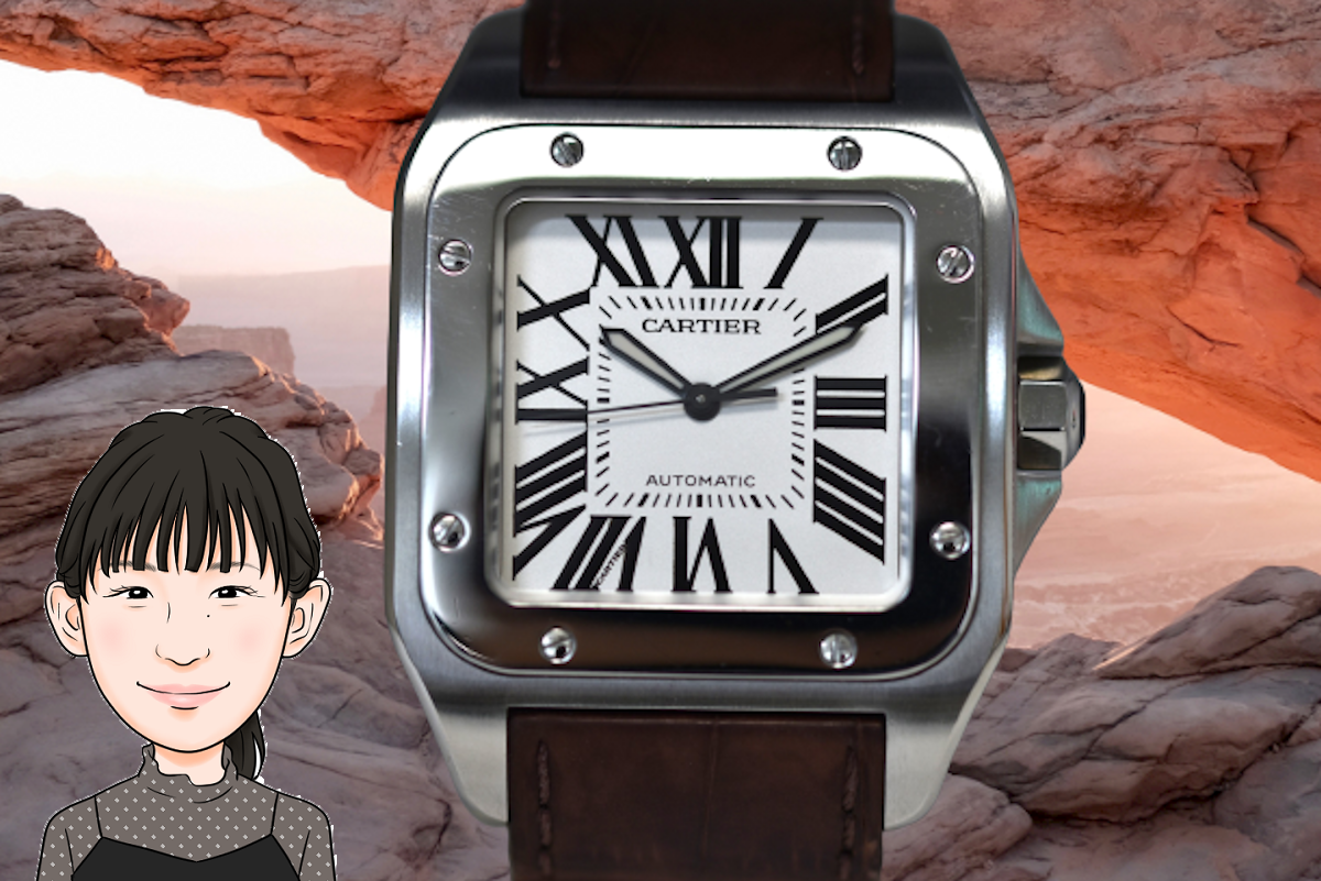 Cartier 【カルティエ】 サントス100LM 紳士用時計 画像1