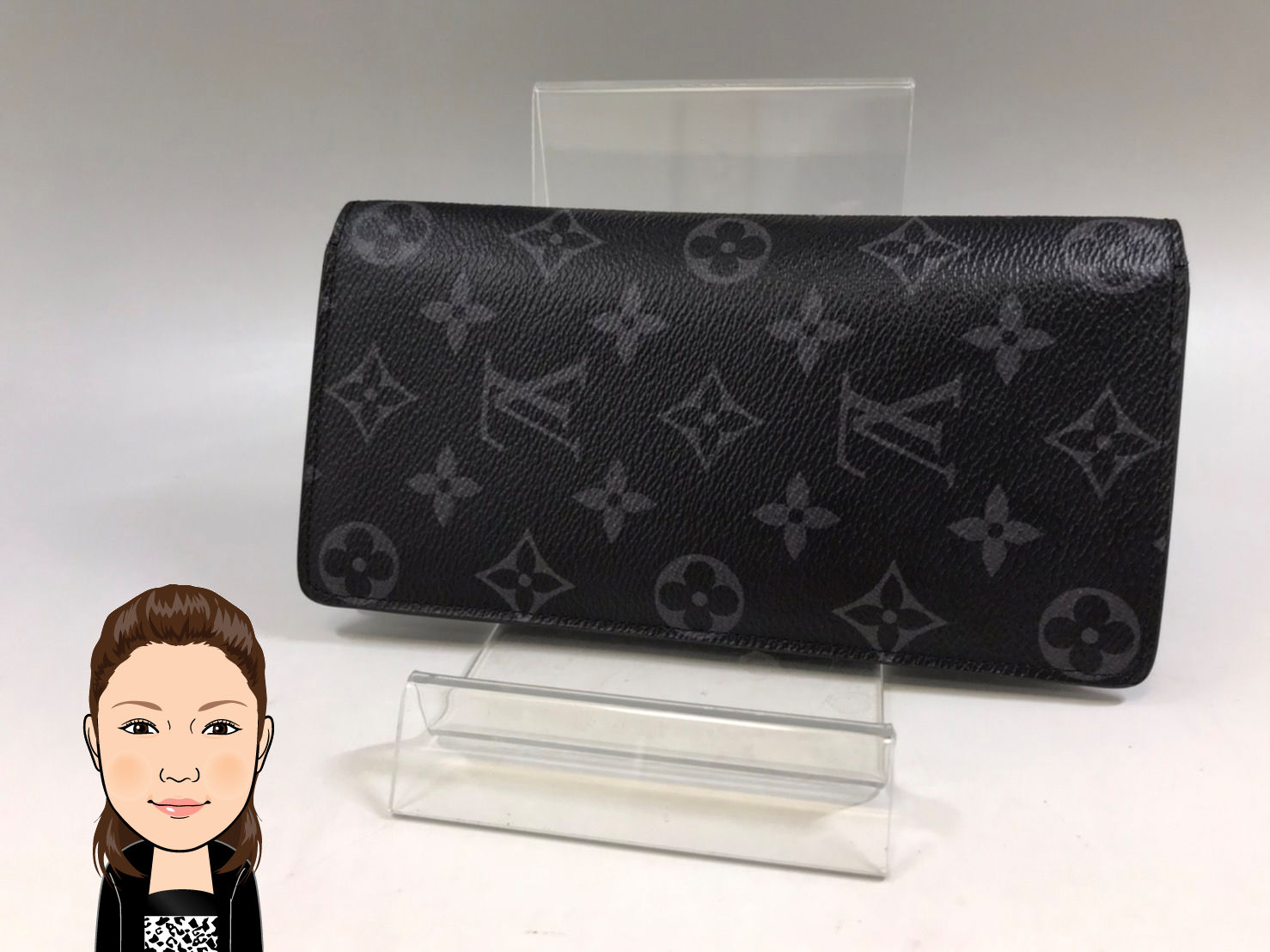 LOUIS VUITTON 【ルイヴィトン】モノグラム・エクリプス ポルトフォイユ・プラザ 画像1
