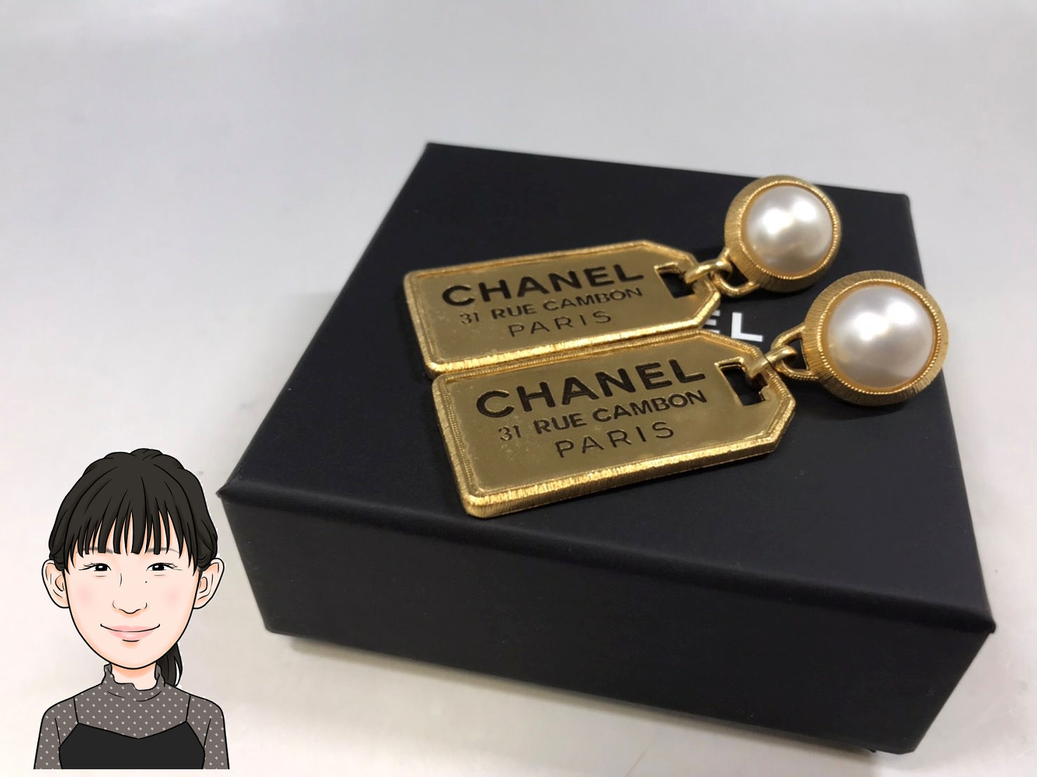 CHANEL 【シャネル】 GP ピアス 画像1