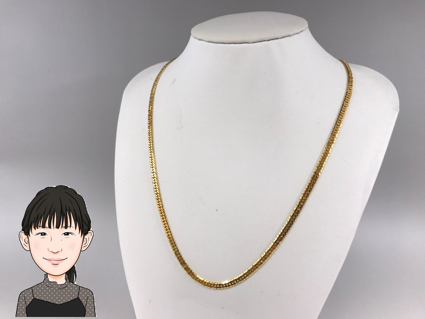 K18 18金 喜平 キヘイ ネックレス 画像1