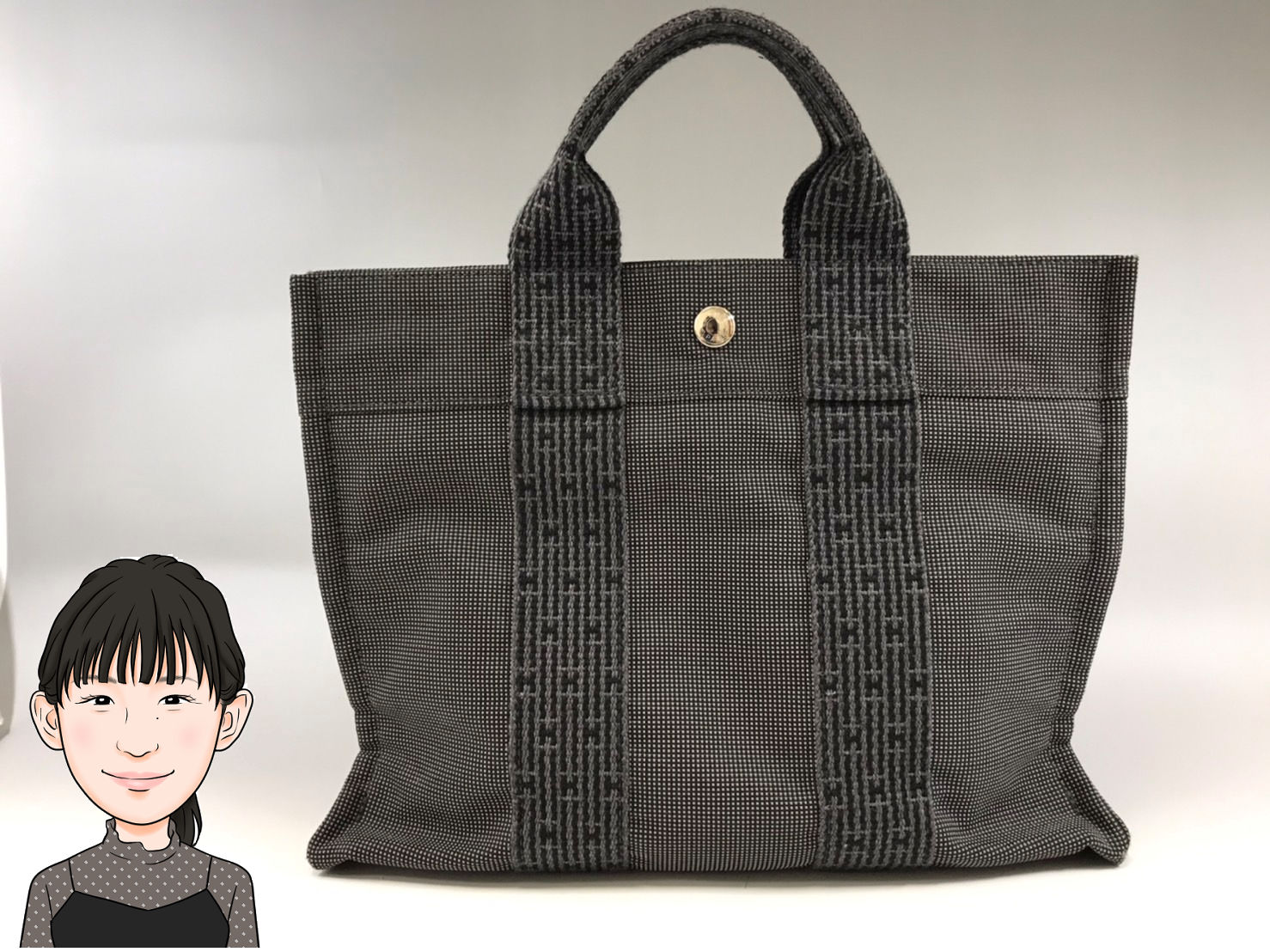 HERMES【エルメス】エールライン バッグ トート PM 画像1