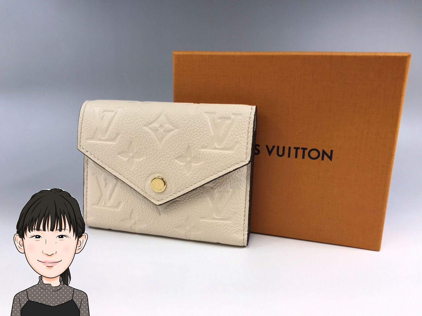 LOUIS VUITTON 【ルイヴィトン】 モノグラムアンプラント ポルトフォイユ・ヴィクトリーヌ M82344 画像1