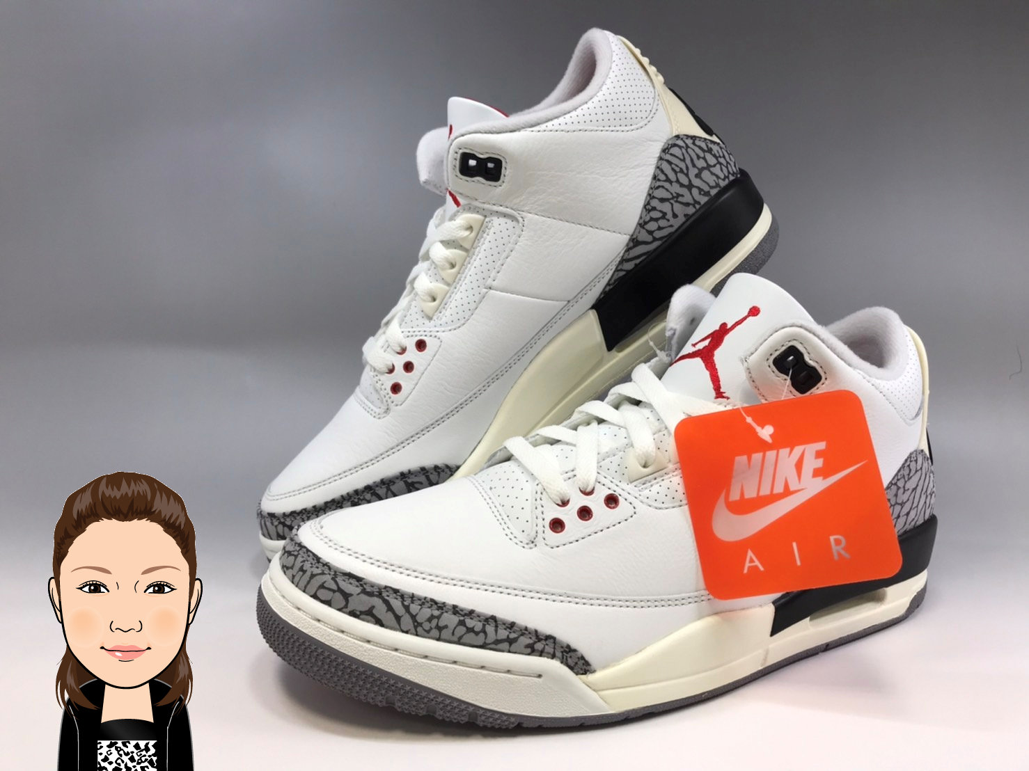 NIKE 【ナイキ】 エアジョーダン3レトロ DN3707-100 スニーカー 画像1