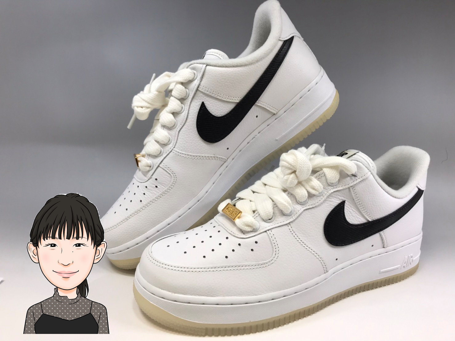 NIKE 【ナイキ】 エアフォース1 07PRM DX2305-100 スニーカー 画像1