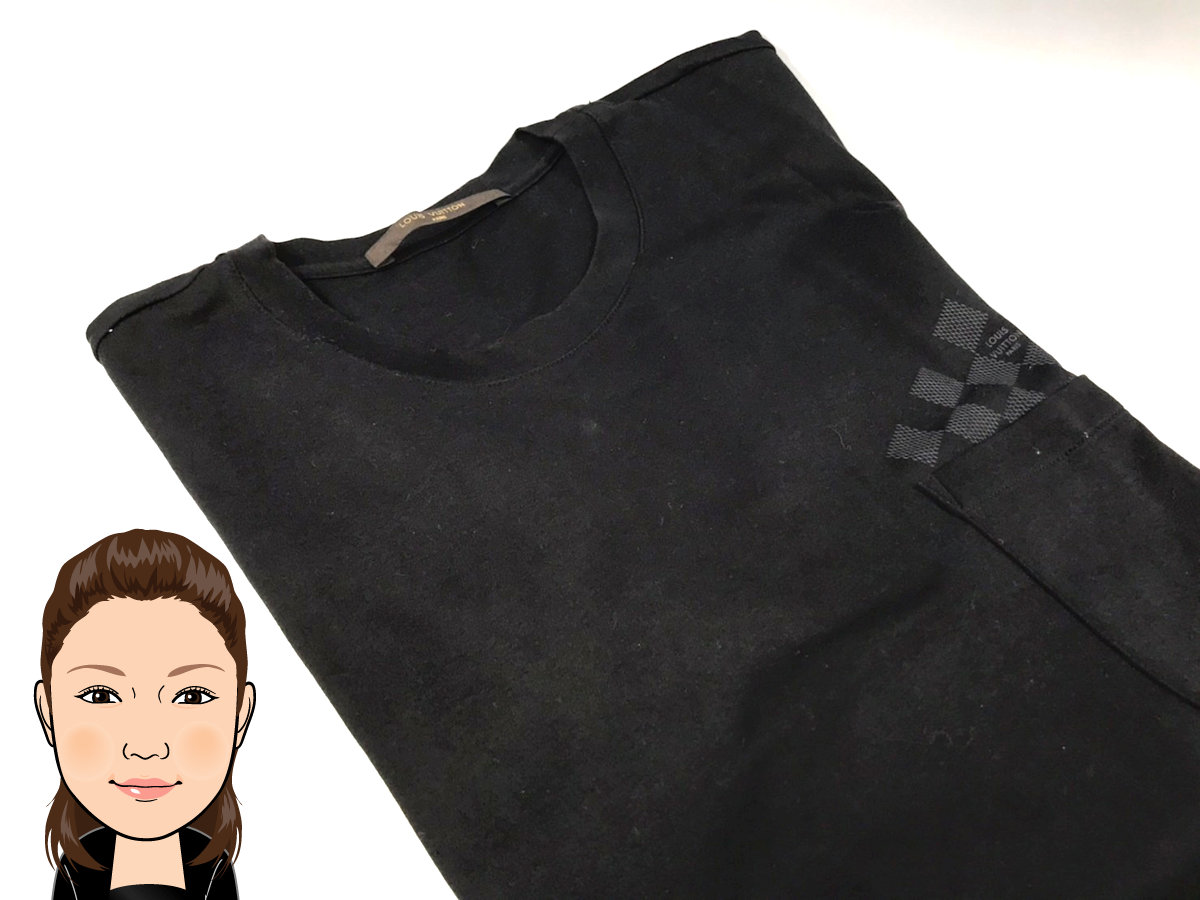 LOUIS VUITTON 【ルイヴィトン】 黒 Tシャツ 衣類 画像1