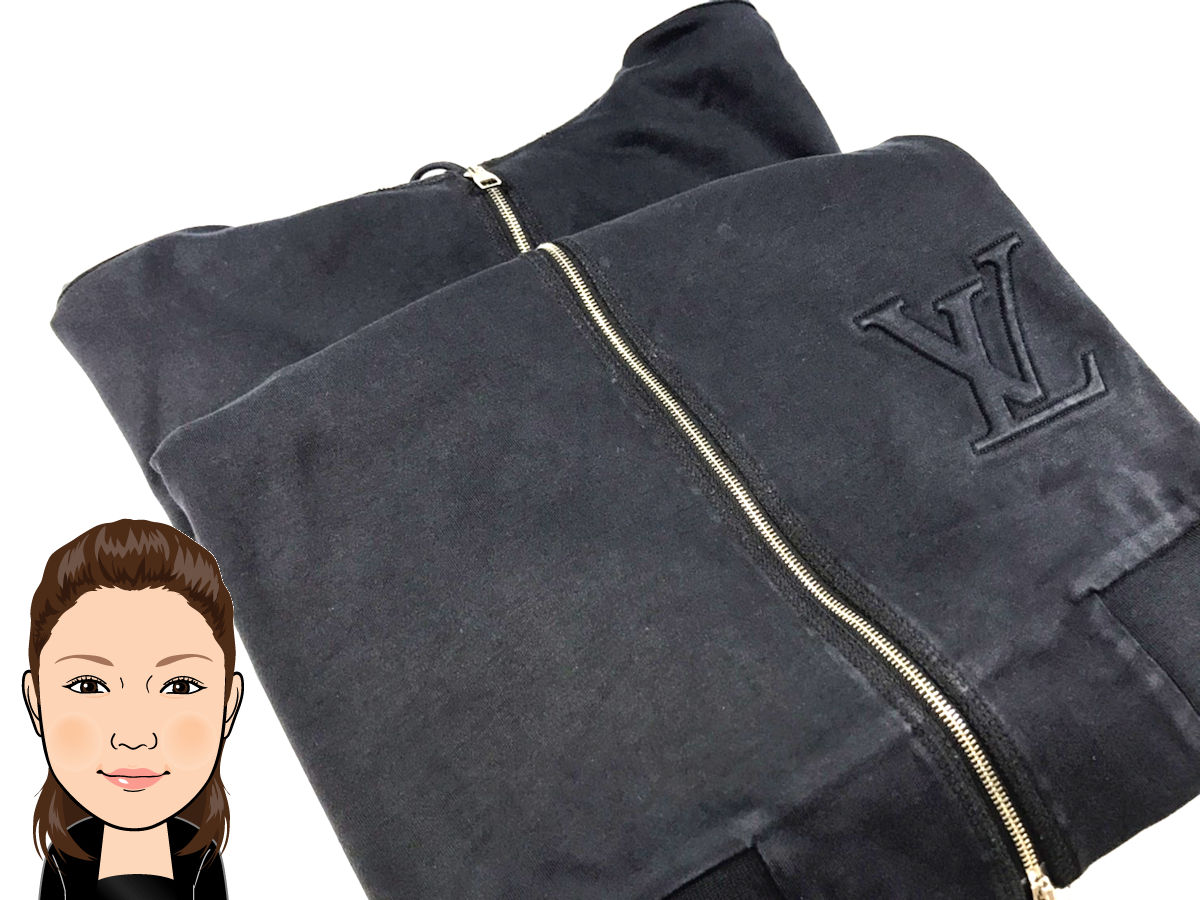 LOUIS VUITTON 【ルイヴィトン】 黒 パーカー 衣類 画像1