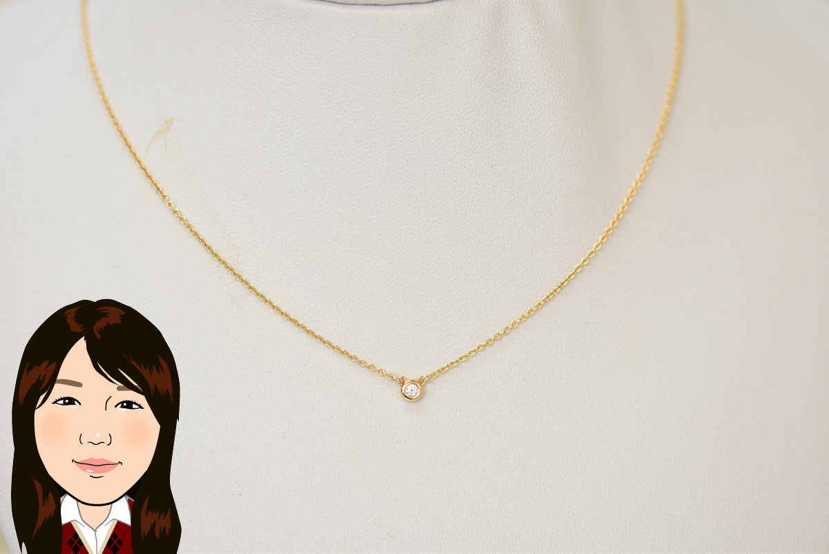 Tiffany 【ティファニー】 K18 バイザヤード ネックレス 画像1