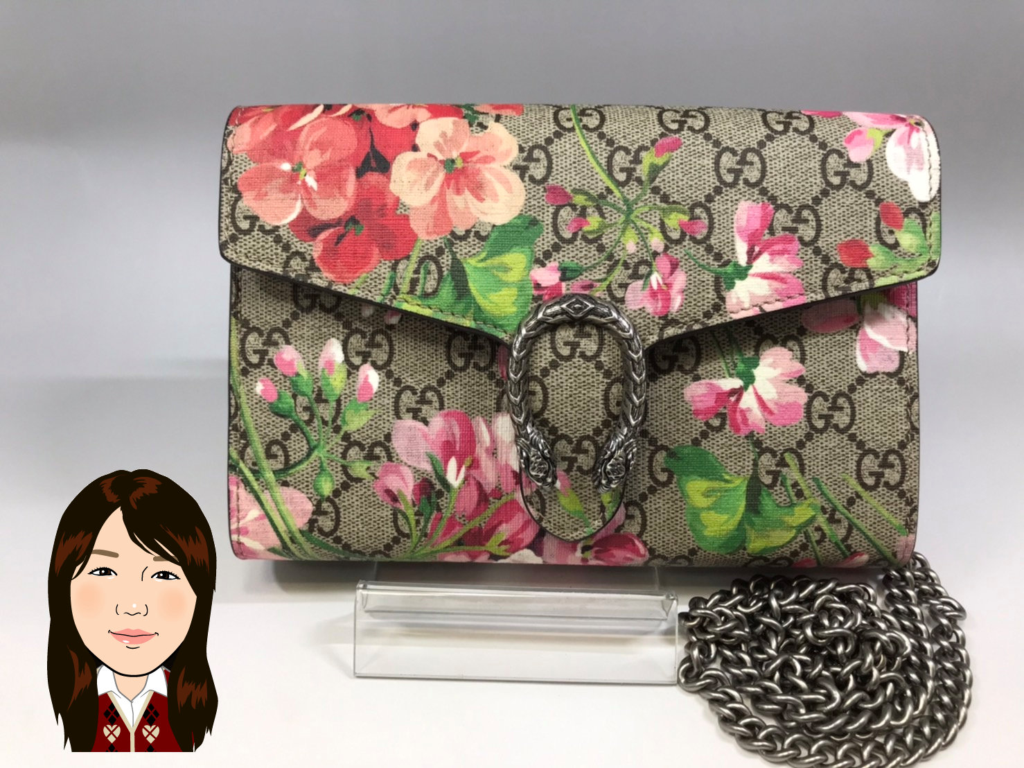 GUCCI 【グッチ】 GGスプリーム デュオニソス チェーンショルダーバッグ 画像1