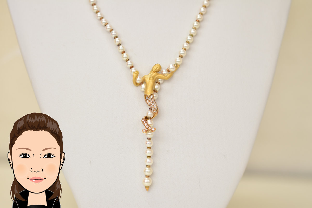 CARRERA Y CARRERA 【カレライカレラ】 K18 ベビーパール ネックレス 画像1