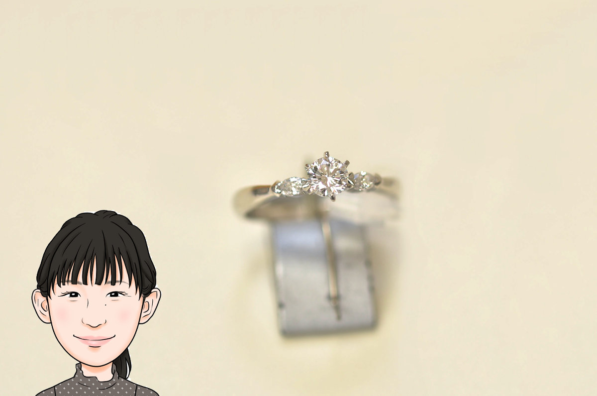 Pt900 【プラチナ】 ダイヤモンド 指輪 画像1