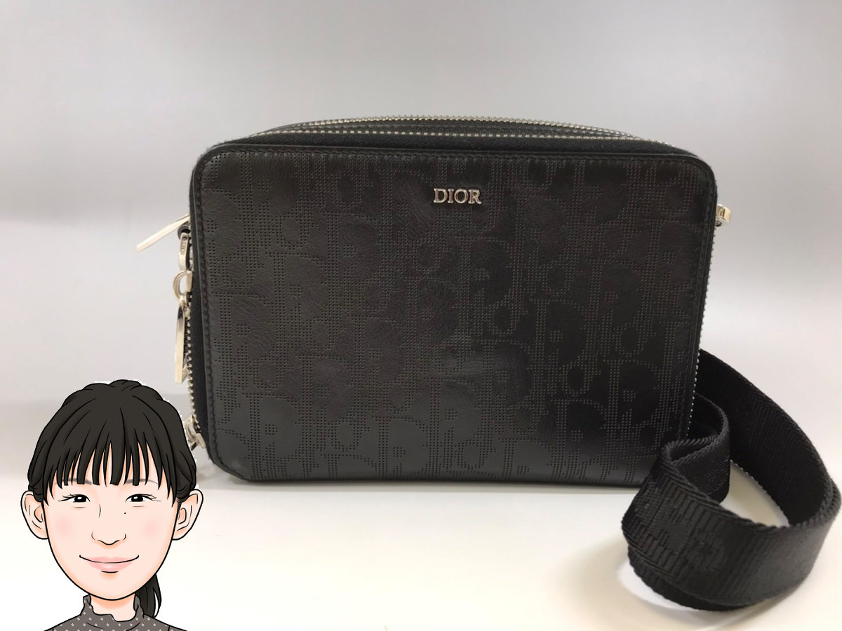 C.Dior【クリスチャンディオール】オブリーク メッセンジャーバッグ ショルダーバッグ 画像1