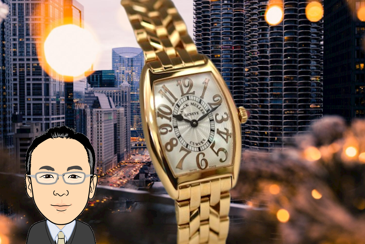 FRANCK MULLER 【フランクミュラー】1752QZ トノウカーベックス 金無垢 画像1