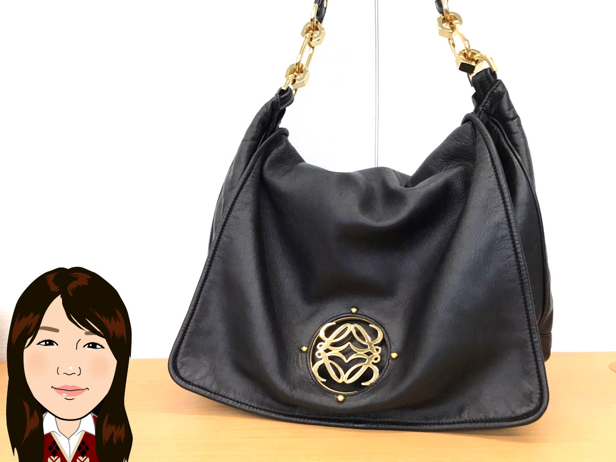 LOEWE 【ロエベ】 黒 ショルダーバッグ ハンドバッグ 画像1