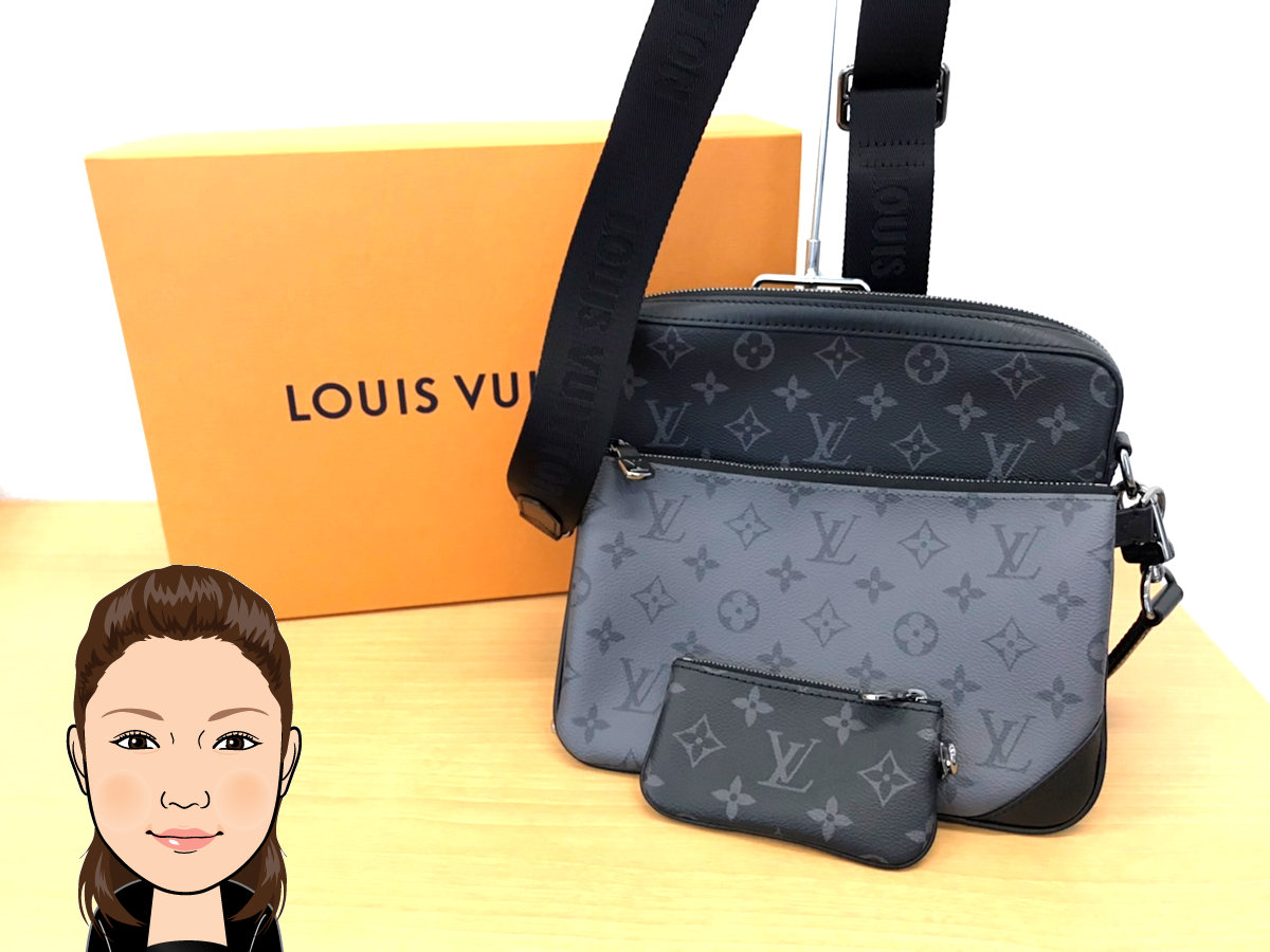 LOUIS VUITTON 【ルイヴィトン】 モノグラム･エクリプス トリオメッセンジャー 画像1