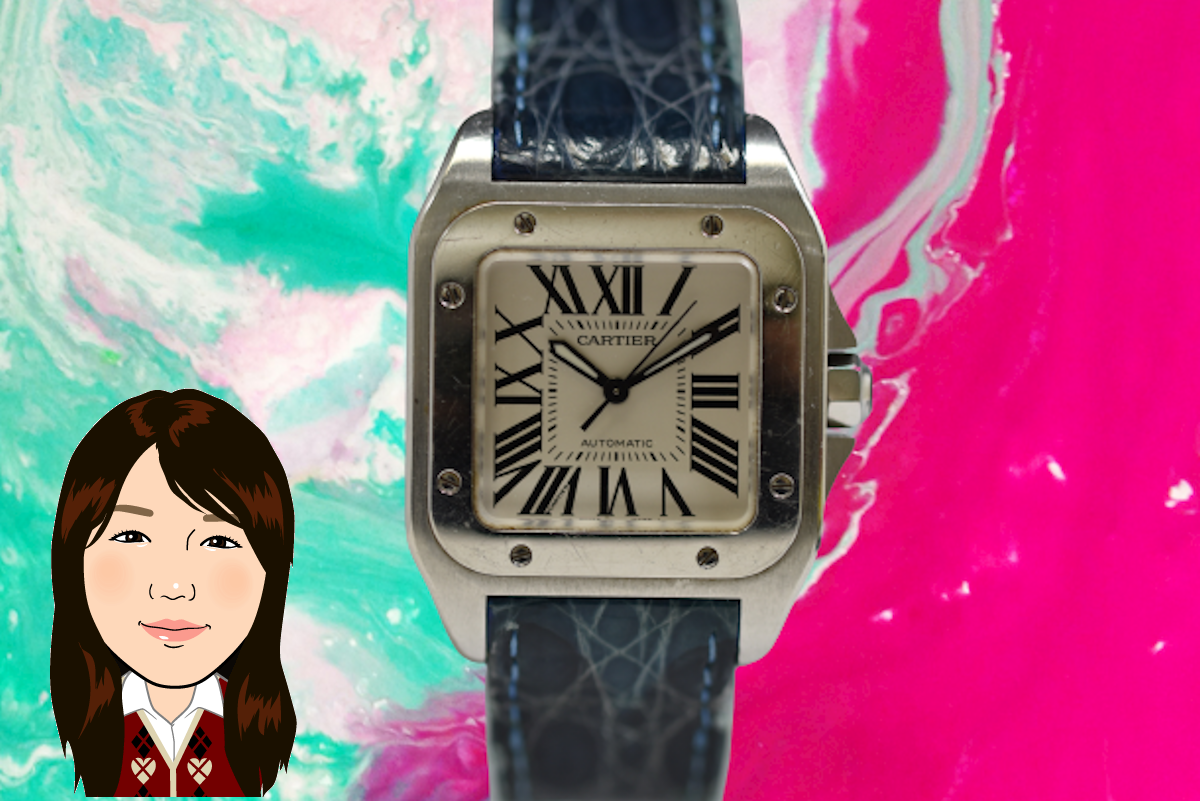 Cartier 【カルティエ】 サントス100MM ボーイズ時計 画像1