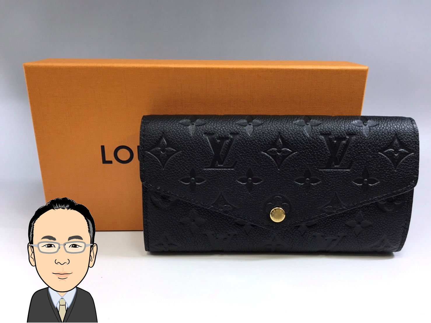 LOUIS VUITTON 【ルイヴィトン】 モノグラム・アンプラント ポルトフォイユ・サラ 画像1