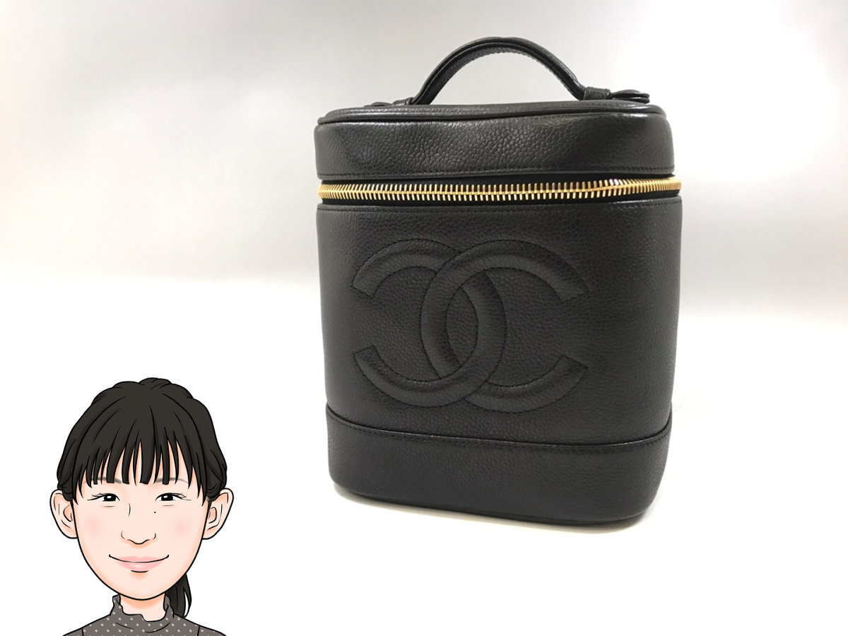 CHANEL 【シャネル】 キャビアスキン バニティバッグ 画像1