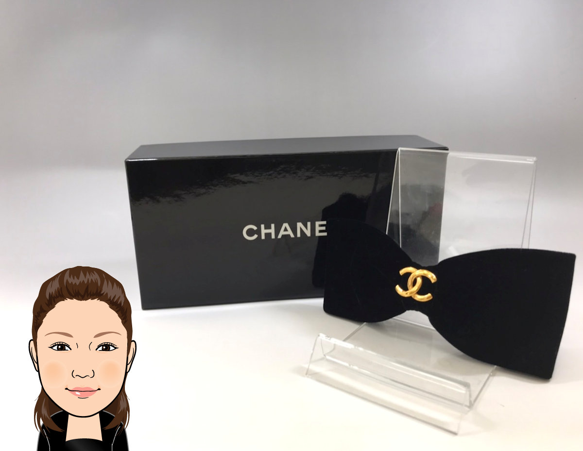 CHANEL 【シャネル】 りぼん バレッタ 髪飾り 画像1