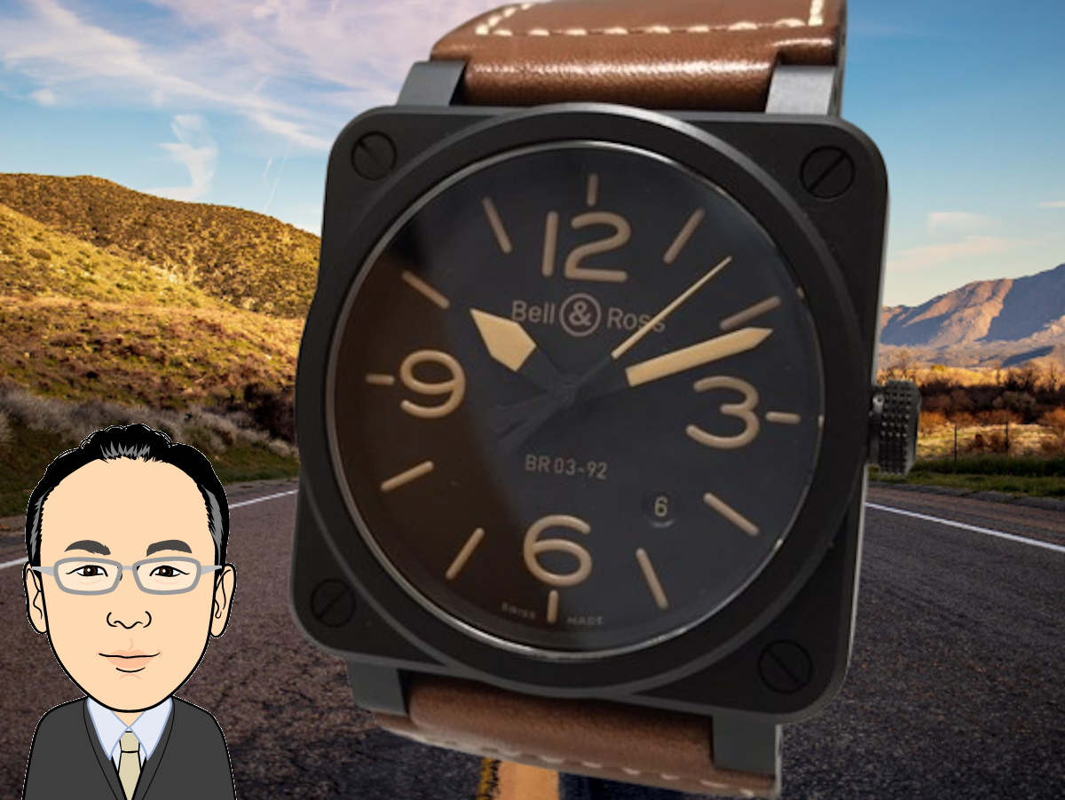 Bell&amp;Ross 【ベルアンドロス】 アビエーション ブラックマット BR03-92 画像1