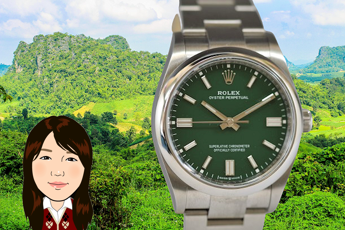 ROLEX 【ロレックス】オイスターパーペチュアル36 126000 緑 画像1