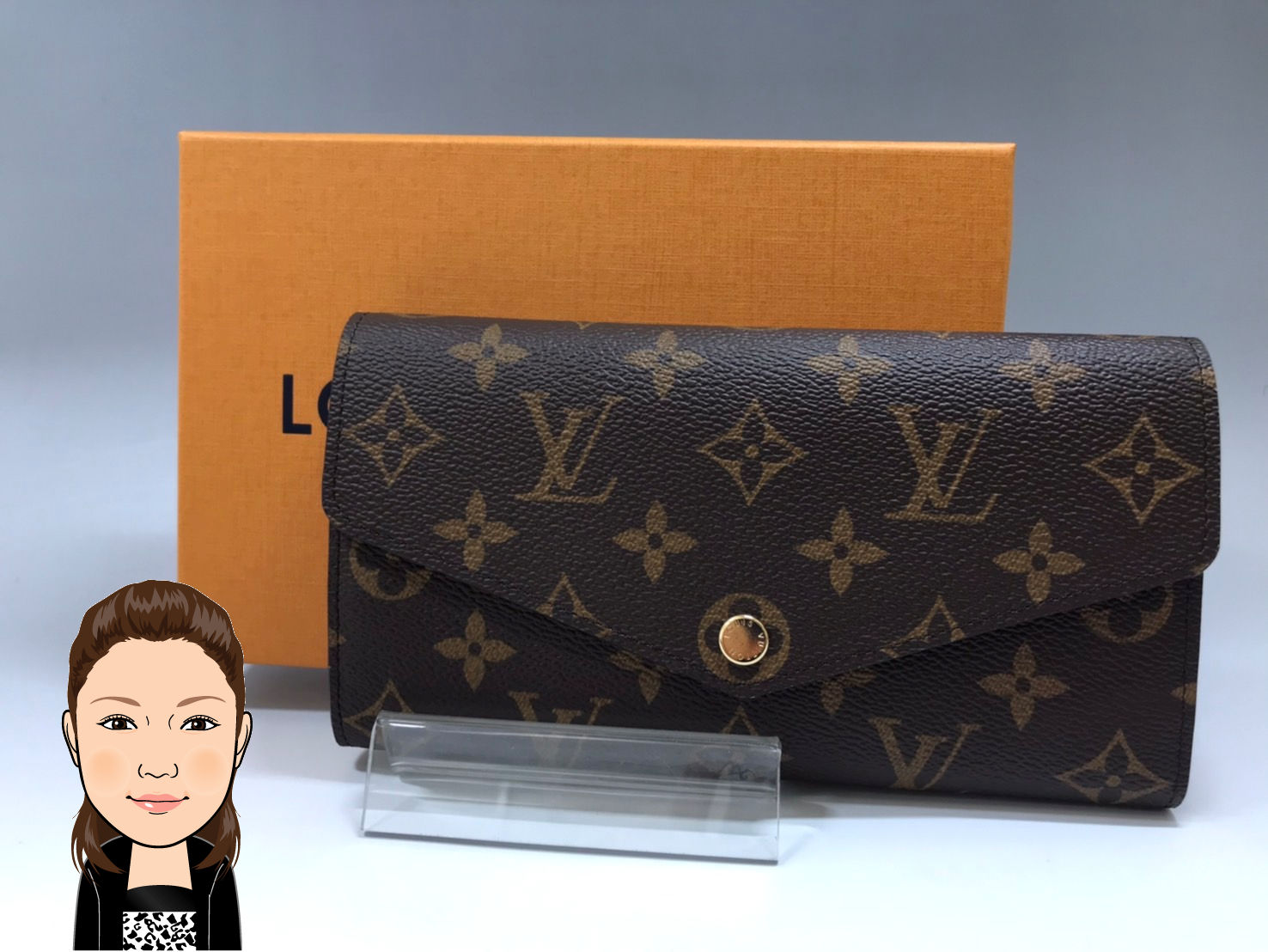 LOUIS VUITTON 【ルイヴィトン】 モノグラム ポルトフォイユ・サラ M60531 画像1