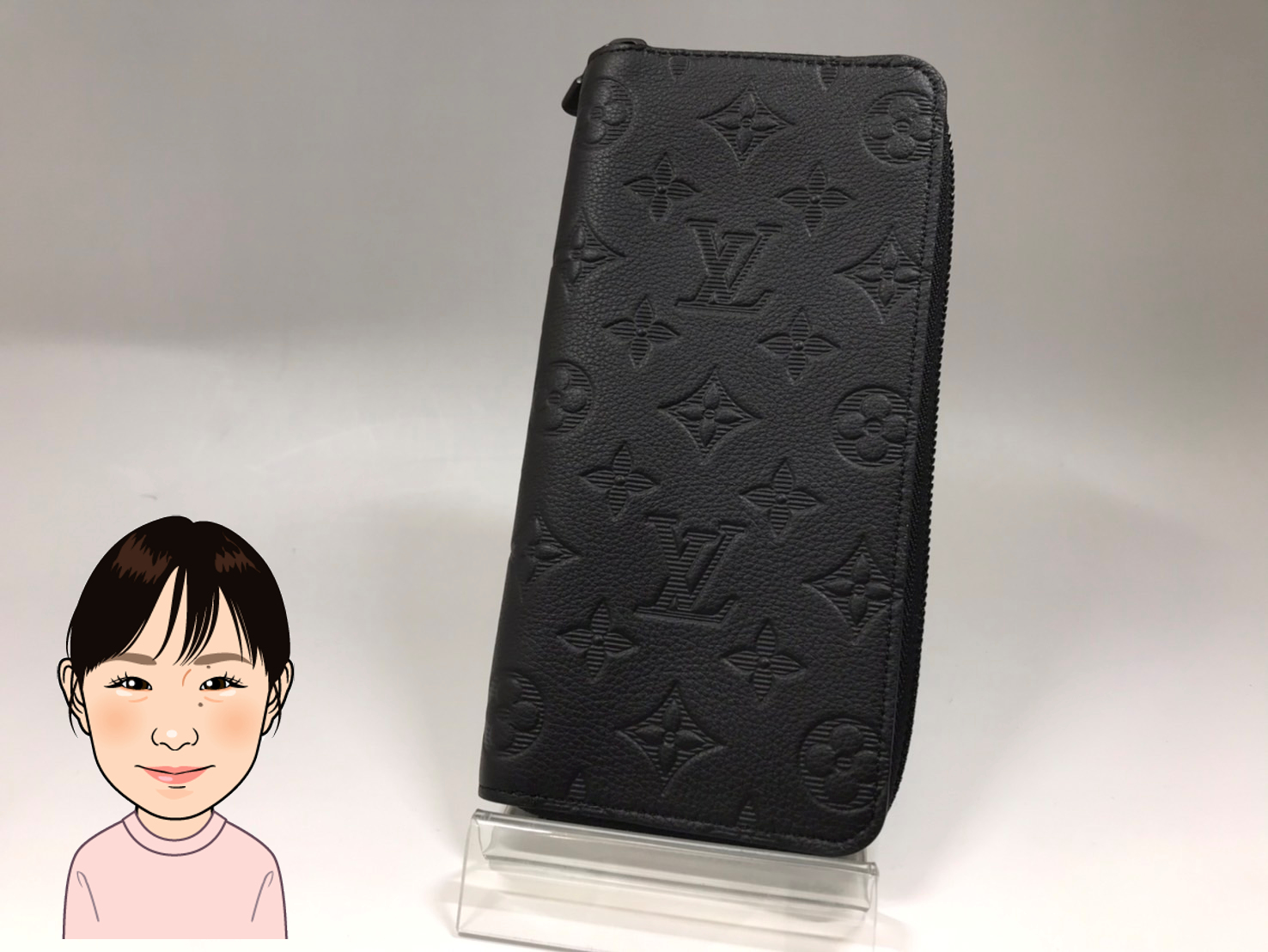 LOUIS VUITTON 【ルイヴィトン】 モノグラム・シャドウ ジッピーウォレット・ヴェルティカル M62902 画像1