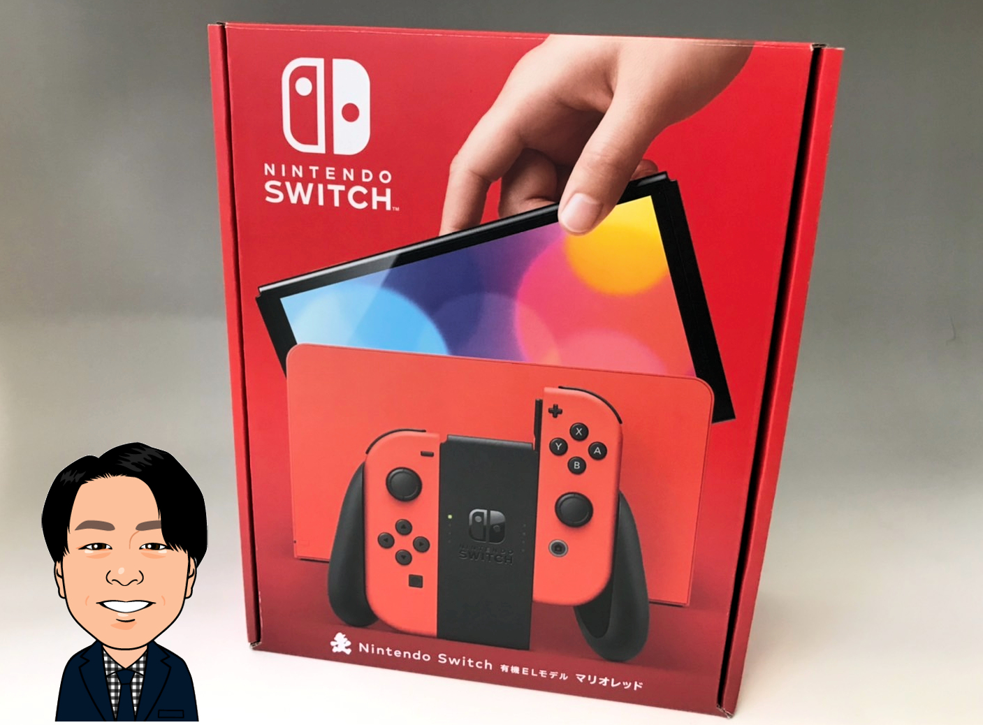 Nintendo Switch 【ニンテンドースイッチ】 有機ELモデル マリオレッド ゲーム機 画像1
