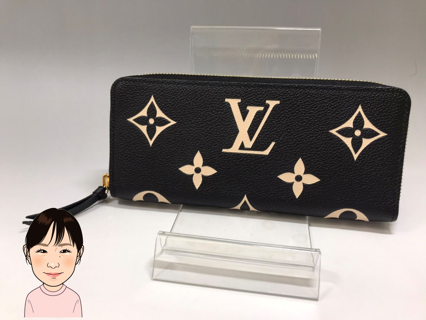 LOUIS VUITTON 【ルイヴィトン】 モノグラム・アンプラント ポルトフォイユ・クレマンス M82338 画像1