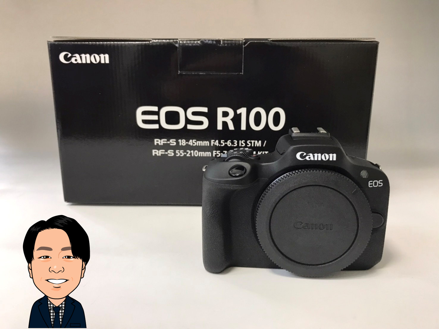 Canon 【キャノン】 EOS R100 一眼レフカメラ ダブルズームキット 画像1